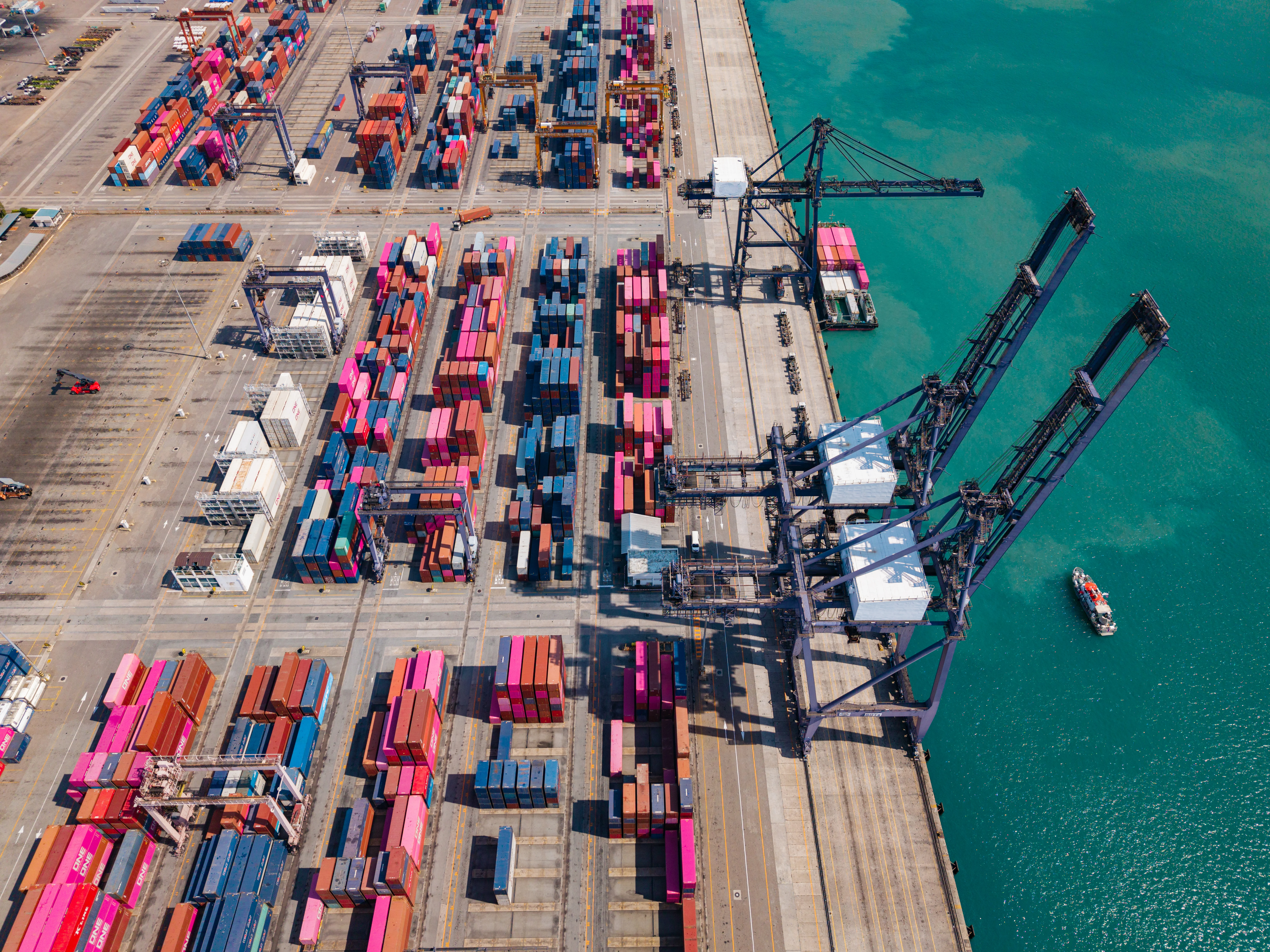 Container Handling Optimization at Port Terminals