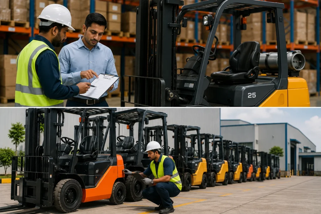 How to Choose the Right Forklift Rental Company in India